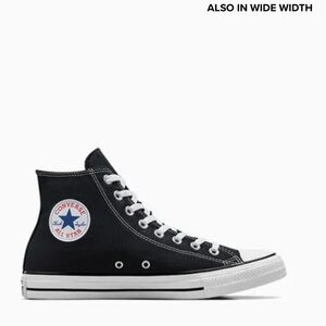 Converse Black High Top *** WIDE WIDTH***